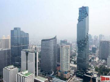 The Ritz-Carlton Residences at MahaNakhon | Impressive Two Bedroom Chong Nonsi Condo with Sweeping River and City Views