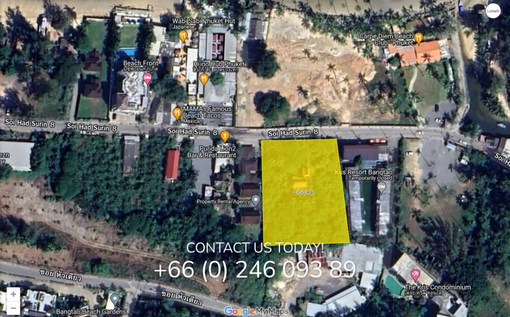 
        Prime 3,600 SQ.M. Land For Sale In Bang Tao,Phuket
      