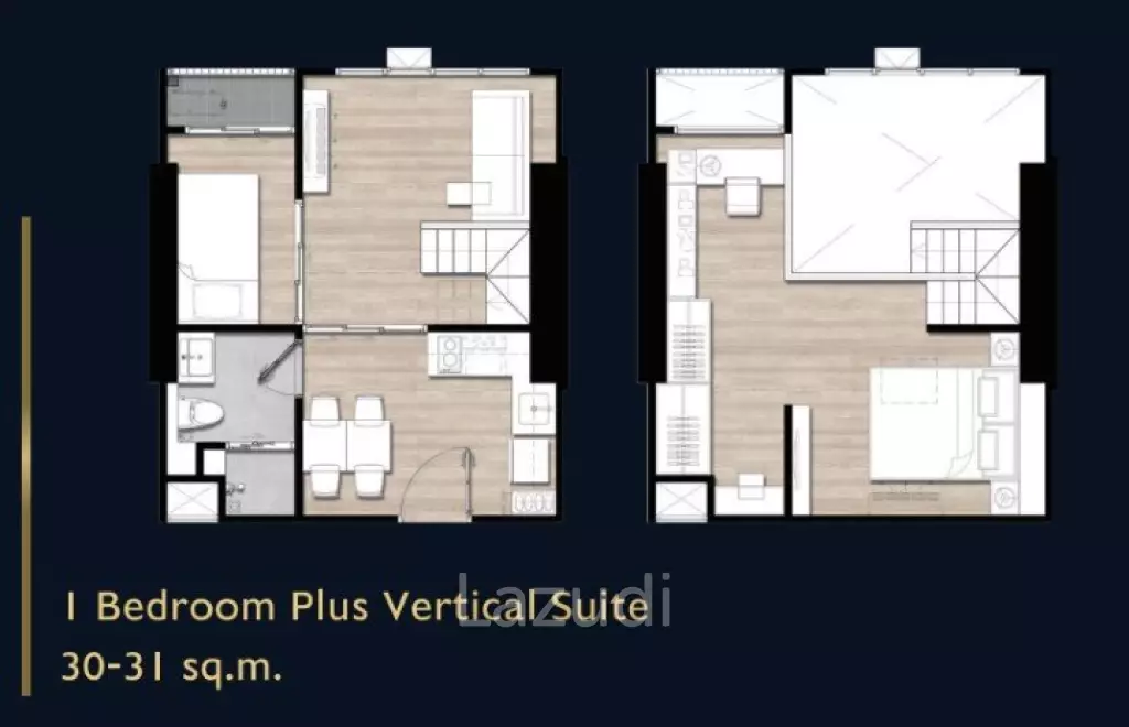 1 Bed Plus 1 Bath 31.89 SQ.M. Modiz Sukhumvit 50