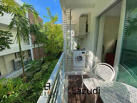 Baan Sandao: Eigentumswohnung mit 2 Schlafzimmern und 2 Bädern gegenüber dem Market Village