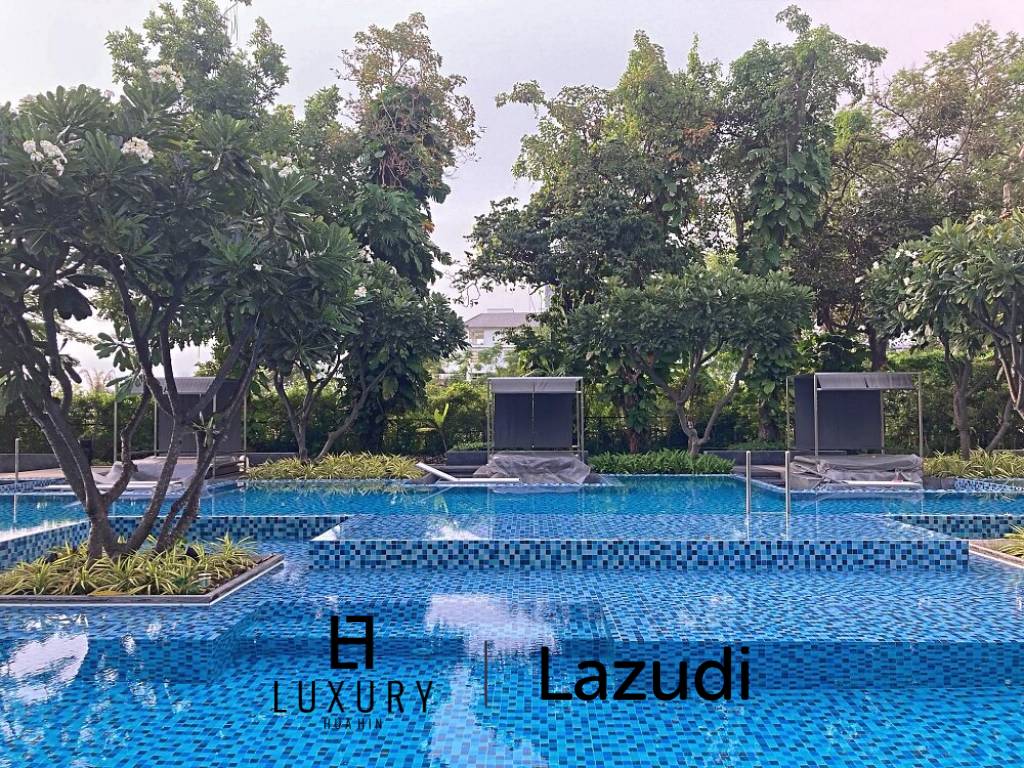 Baan Sandao: Eigentumswohnung mit 2 Schlafzimmern und 2 Bädern gegenüber dem Market Village