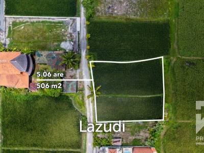 Dijual Tanah Lahan Murah View Sawah Kemenuh Dekat Ubud Bali