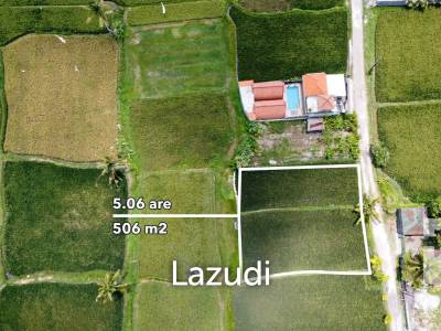 Dijual Tanah Lahan Murah View Sawah Kemenuh Dekat Ubud Bali