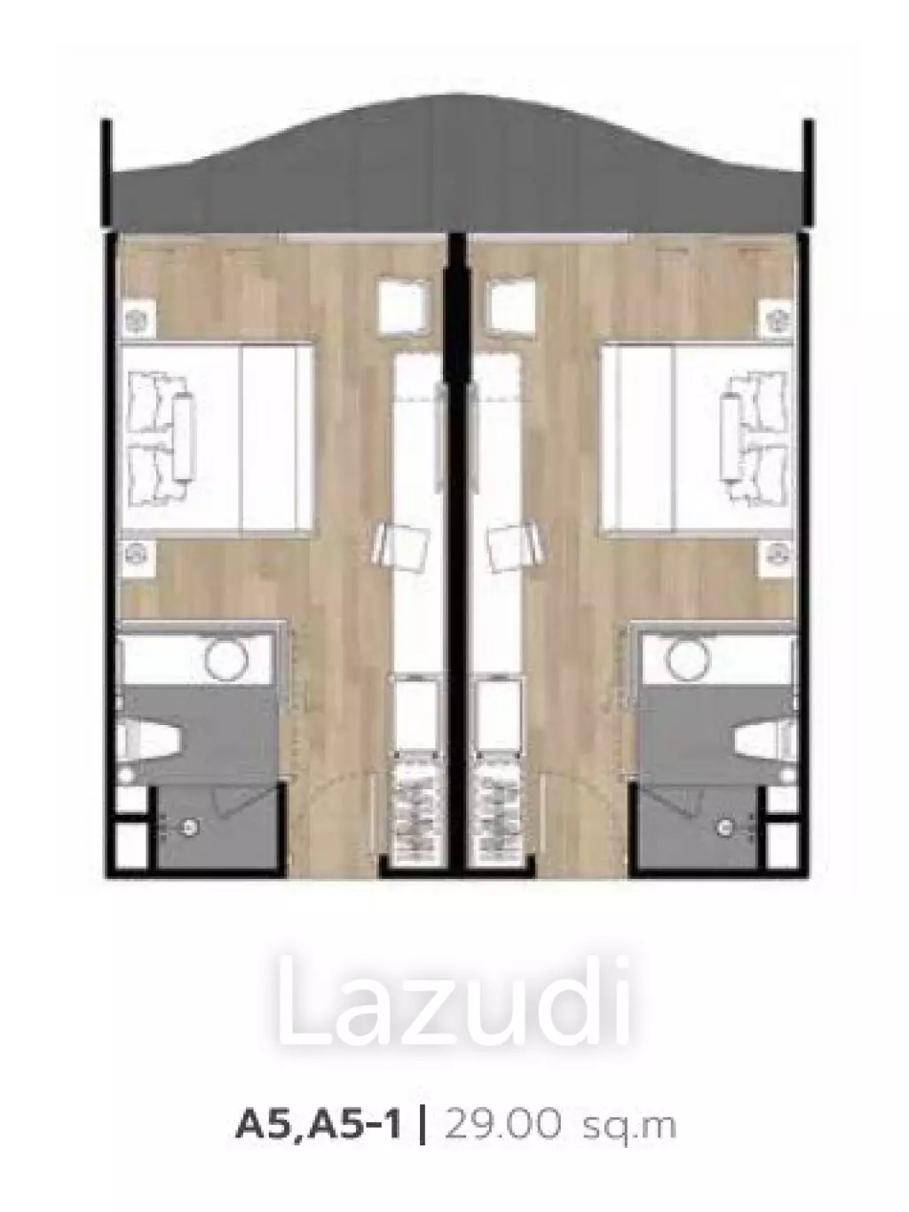 Studio 1 Bath 45 SQ.M Ramada Mira North Pattaya
