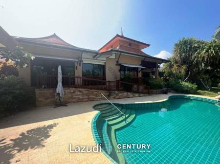LELAWADEE : Luxury 5 bed Pool Villa 5 minutes drive to the beach