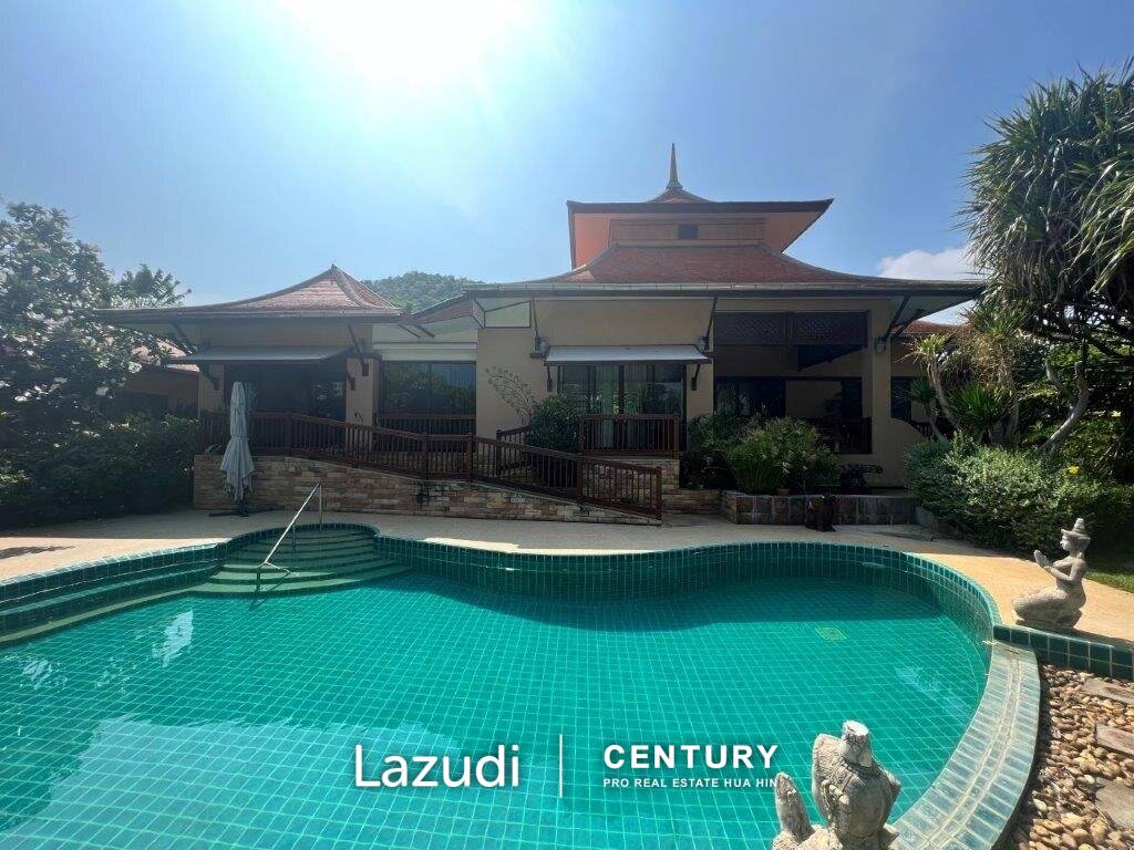 LELAWADEE : Luxury 5 bed Pool Villa 5 minutes drive to the beach