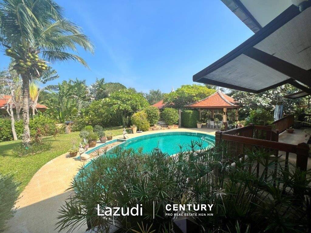 LELAWADEE : Luxury 5 bed Pool Villa 5 minutes drive to the beach