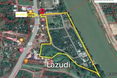 ขายที่ดิน 30 ไร่ติดกับแม่น้ำปิง ที่ อ.จอมทอง