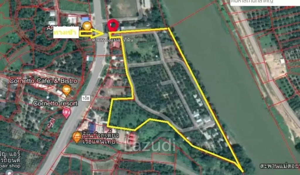 30 Rai Land For Sale Close To Ping River