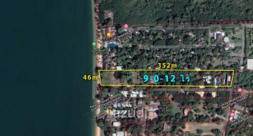 Bang Saray sea land for sale Next to a private beach