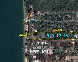 Bang Saray sea land for sale Next to a private beach