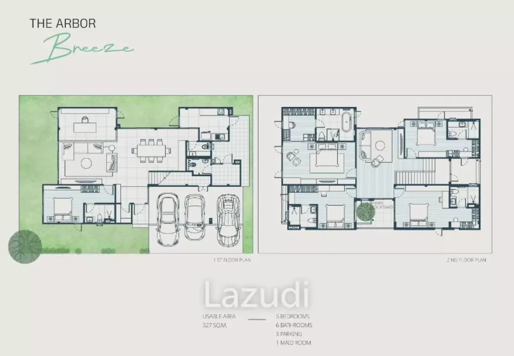 5 Bed 6 Bath 327 SQ.M The Arbor Don Mueang-Chaengwattana