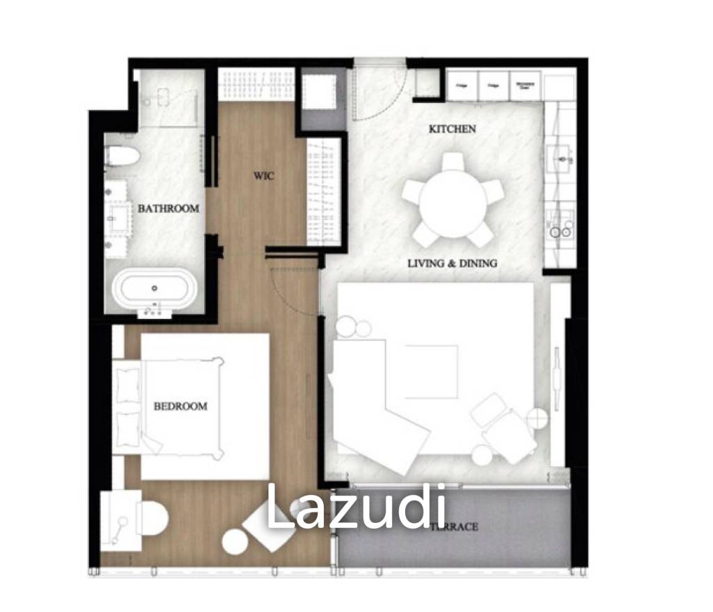 1 bed 86.07 SQM, Sindhorn Tonson