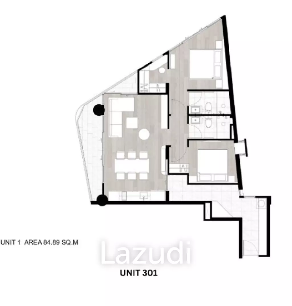 2 Bed 2 Bath 84.89 SQ.M The Chardonnay