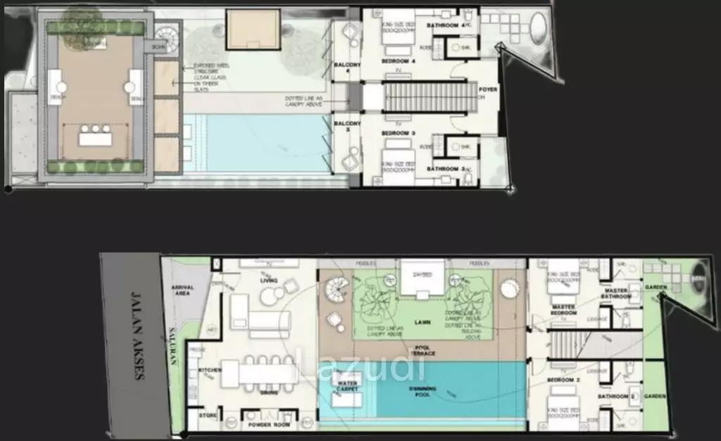 4 Bed 4 Bath 280 SQ.M Red Sunset