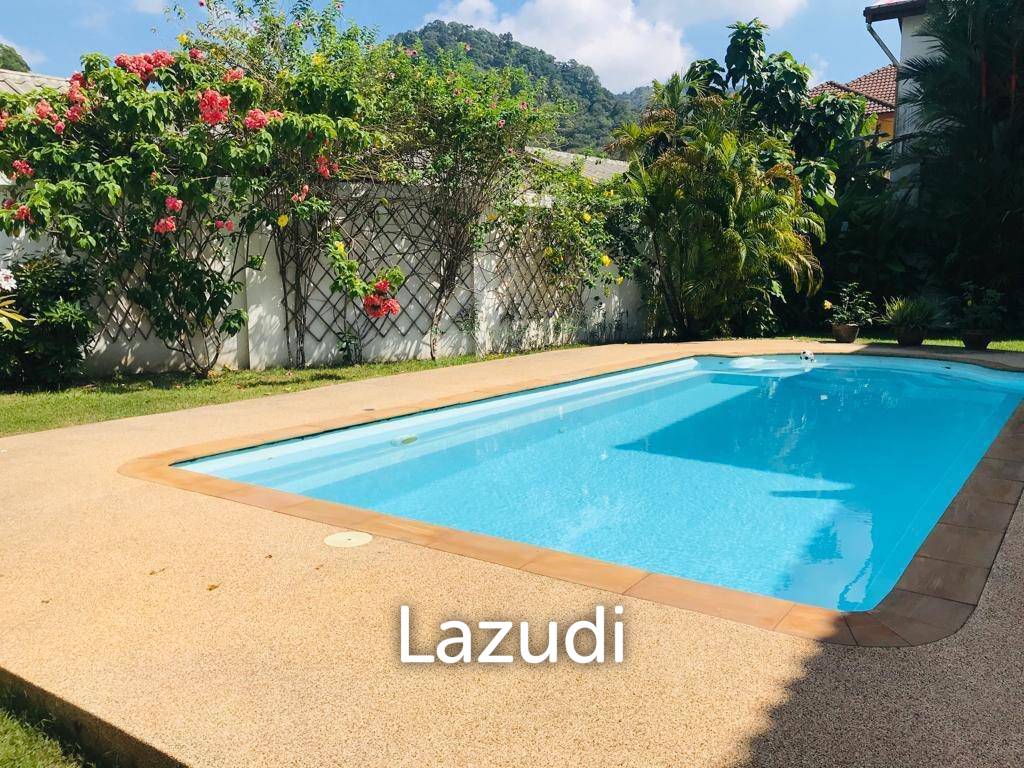 A 3-bedroom pool villa just 5 minutes away from Kamala Beach.