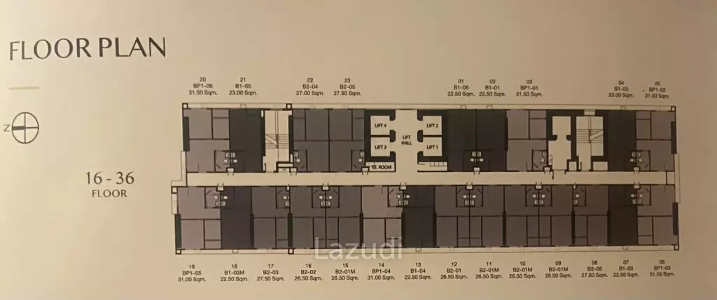 1 Bed 1 Bath 26 SQ.M KnightsBridge Prime - Onnut