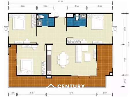 Luxurious 3-Bed Condo in Hua Hin The 88 Pool View