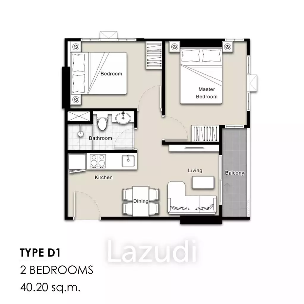 Mira Monte Hua Hin 94 Investment Condo 2 Bedroom