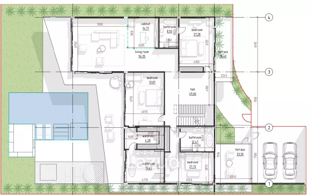 The most luxurious modern 5 bed in gated Canngu