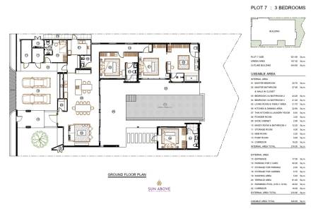 3 Bed 3 Bath 426.95 SQ.M Alinda Villas