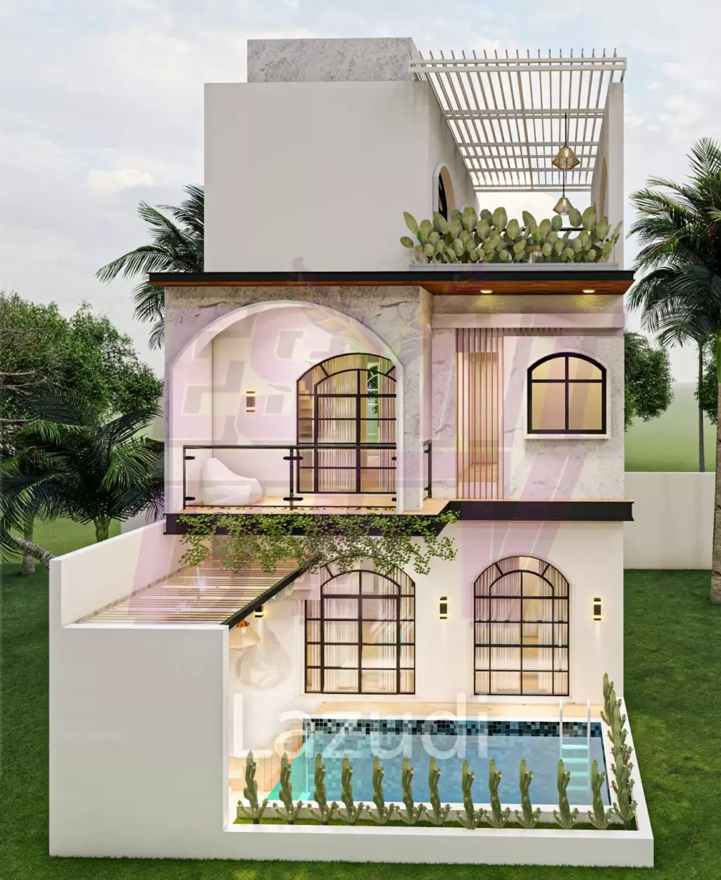 Great ricefield view villa in Canggu