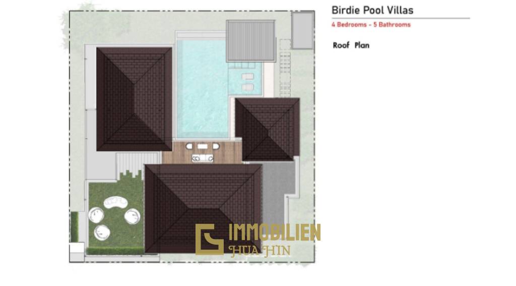 4 Beds 5 baths 526 SQ.M The Birdie Pool Villas