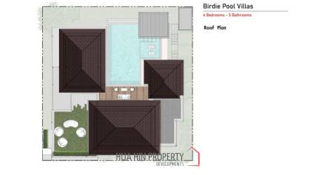 4 Beds 5 baths 526 SQ.M The Birdie Pool Villas