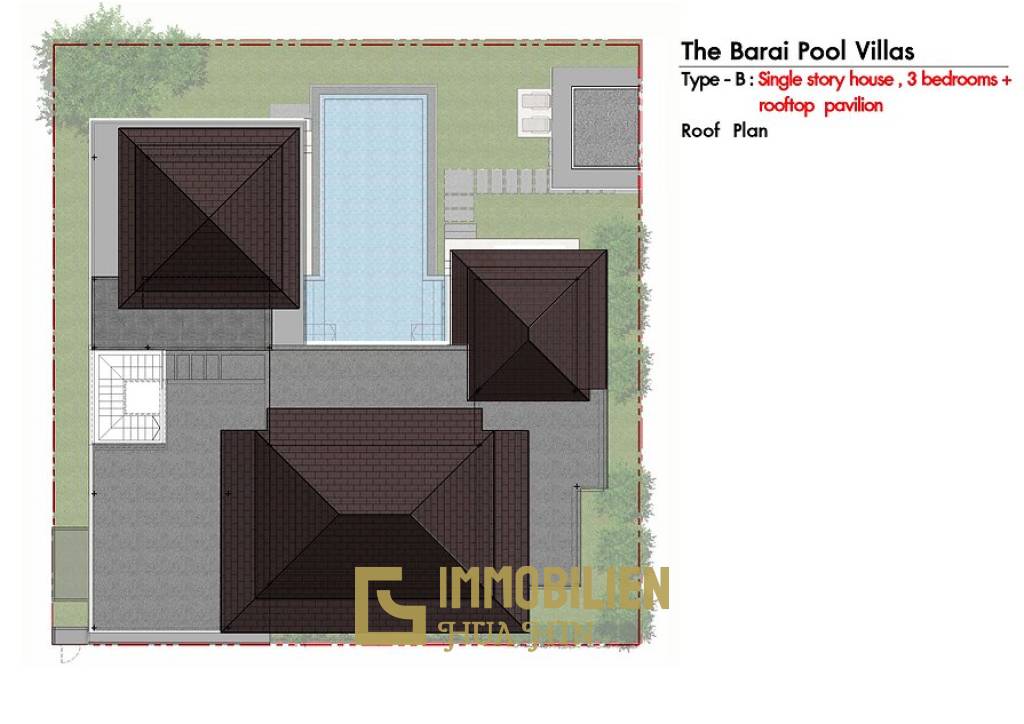 4 Bed 4 Bath 516 SQ.M The Barai Pool Villas