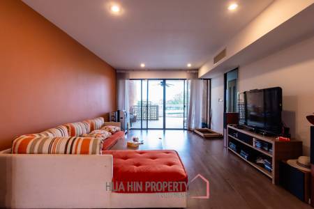 Beachfront 3 bed condo with large terrace at Baan Chaan Talay