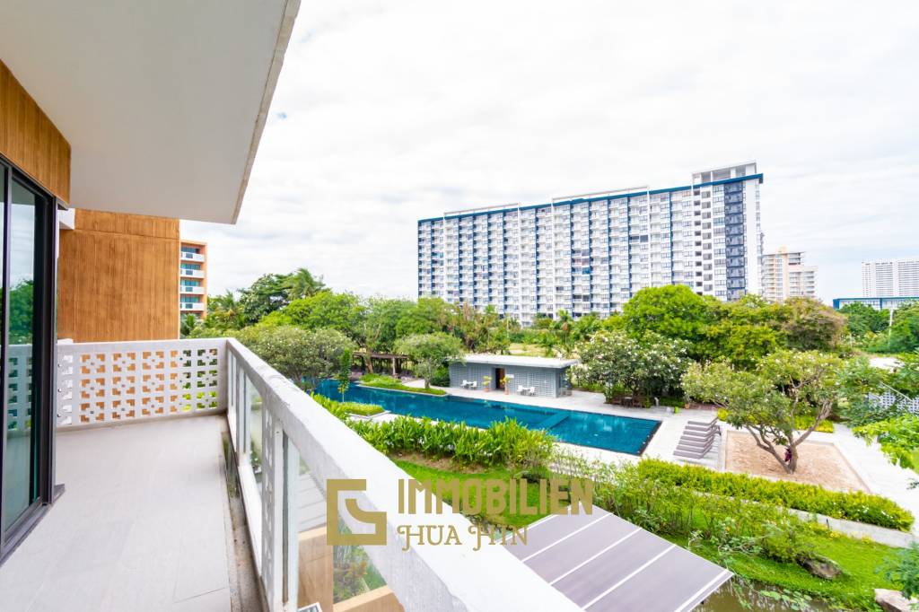 Beachfront 3 bed condo with large terrace at Baan Chaan Talay