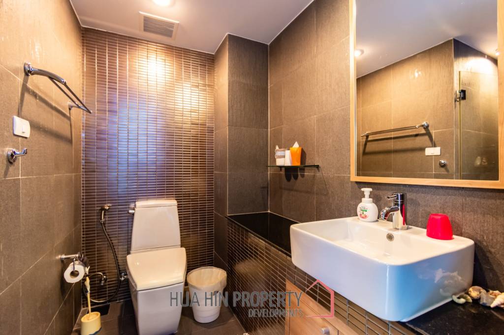 Beachfront 3 bed condo with large terrace at Baan Chaan Talay