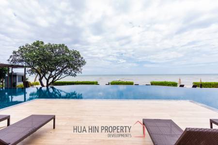 Beachfront 3 bed condo with large terrace at Baan Chaan Talay