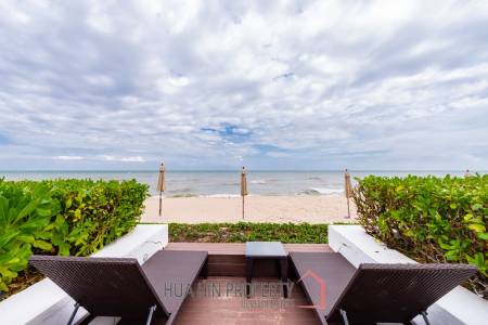 Beachfront 3 bed condo with large terrace at Baan Chaan Talay