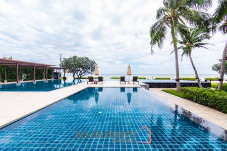 Beachfront 3 bed condo with large terrace at Baan Chaan Talay