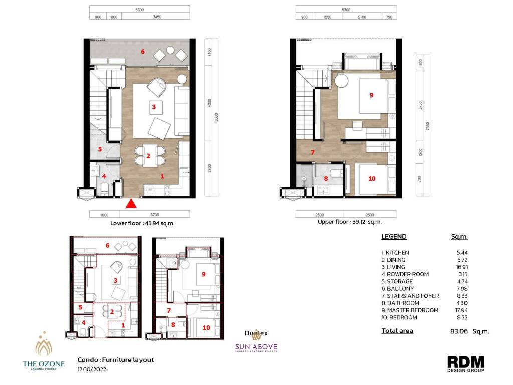 2 Bed 2 Bath 88 SQ.M. The Ozone Condominium