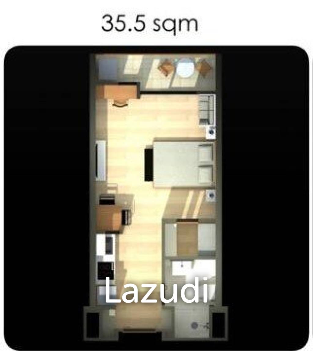 [Foreign Quota] Studio 1 Bath 35.40 SQ.M The Bleu Condo