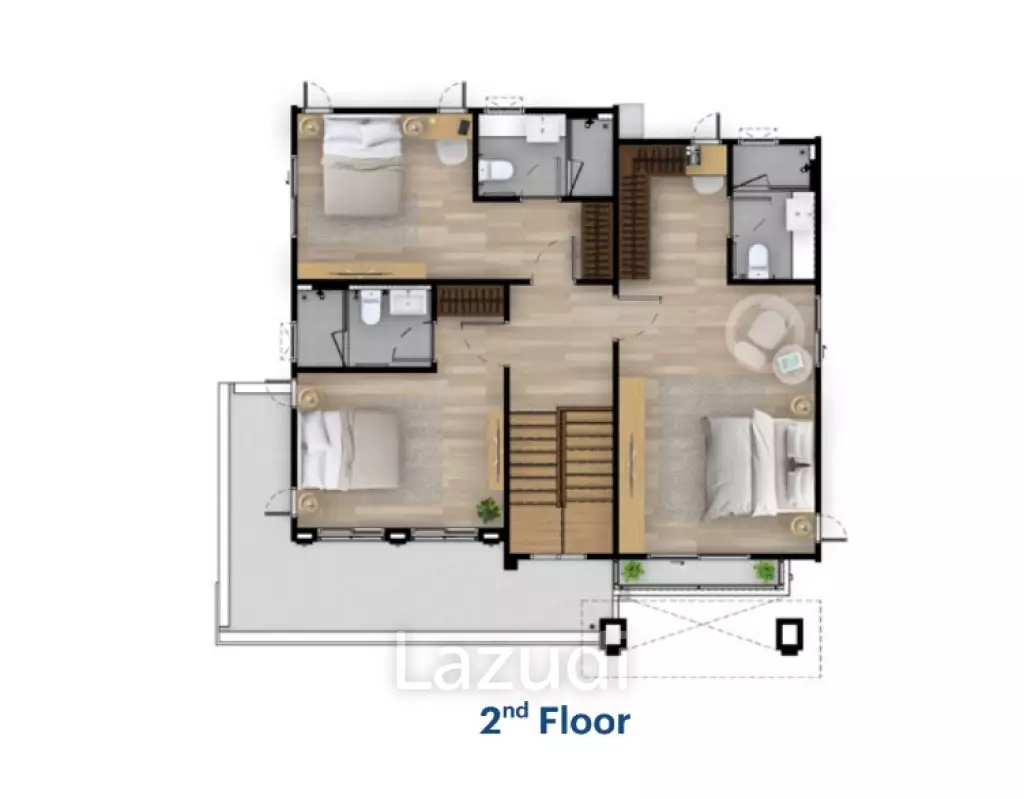 4 Bed 4 Bath 204 SQ.M Setthasiri Bangna - Suvarnabhumi