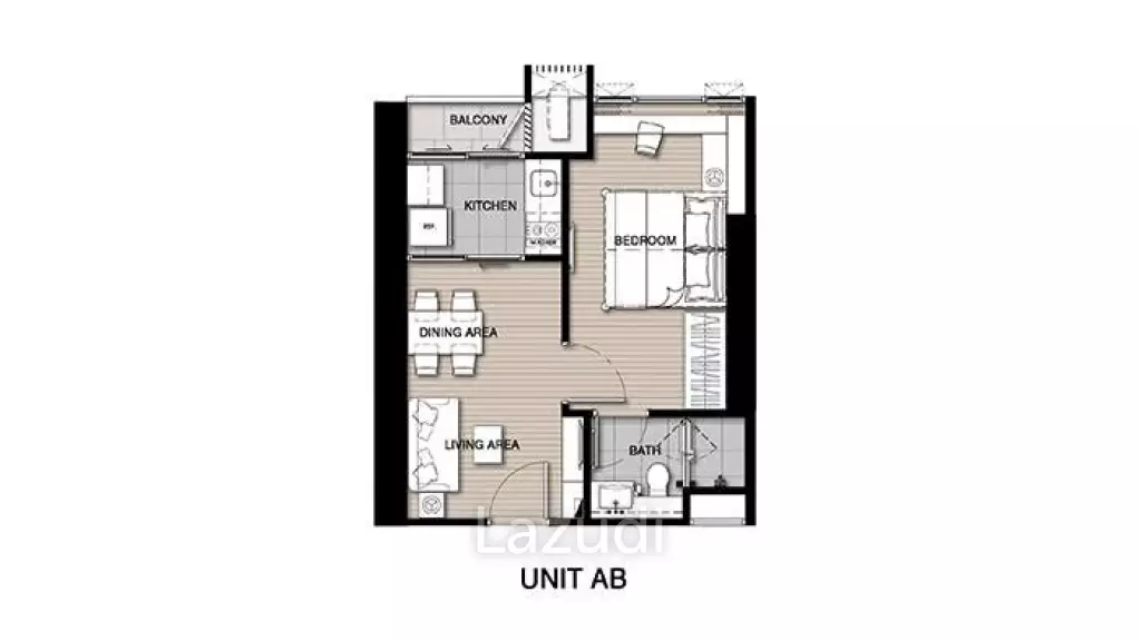 1 Bed 1 Bath 35 SQ.M Whizdom Essence Sukhumvit
