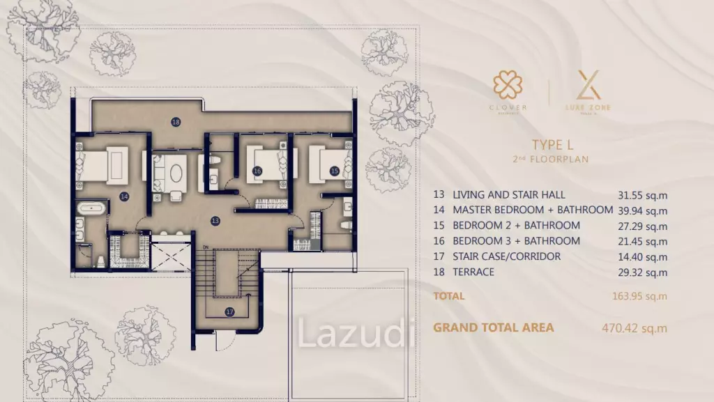 6 Bed 6 Bath 873.24 SQ.M Clover Residence Luxe Zone Phase III