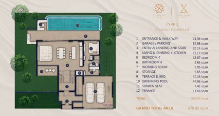 6 Bed 6 Bath 873.24 SQ.M Clover Residence Luxe Zone Phase III