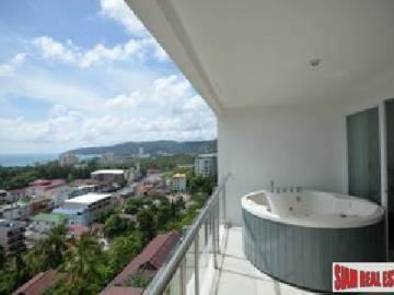 Sunset Plaza | Sea View Two-bedroom Contemporary Condo for Sale in Karon
