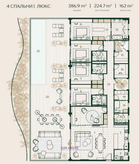 4 Bed 4 Bath 522.8 SQ.M Layan Verde Phase 1