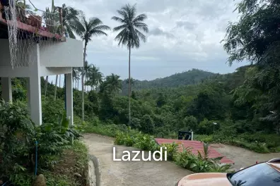 Seaside Opulence: 5-Bedroom Villa in Haad Yao Hills with Ship-Shaped Guest House, Kitchen, Sala, and Vast Landscaped Grounds