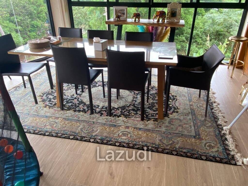 Seaside Opulence: 5-Bedroom Villa in Haad Yao Hills with Ship-Shaped Guest House, Kitchen, Sala, and Vast Landscaped Grounds