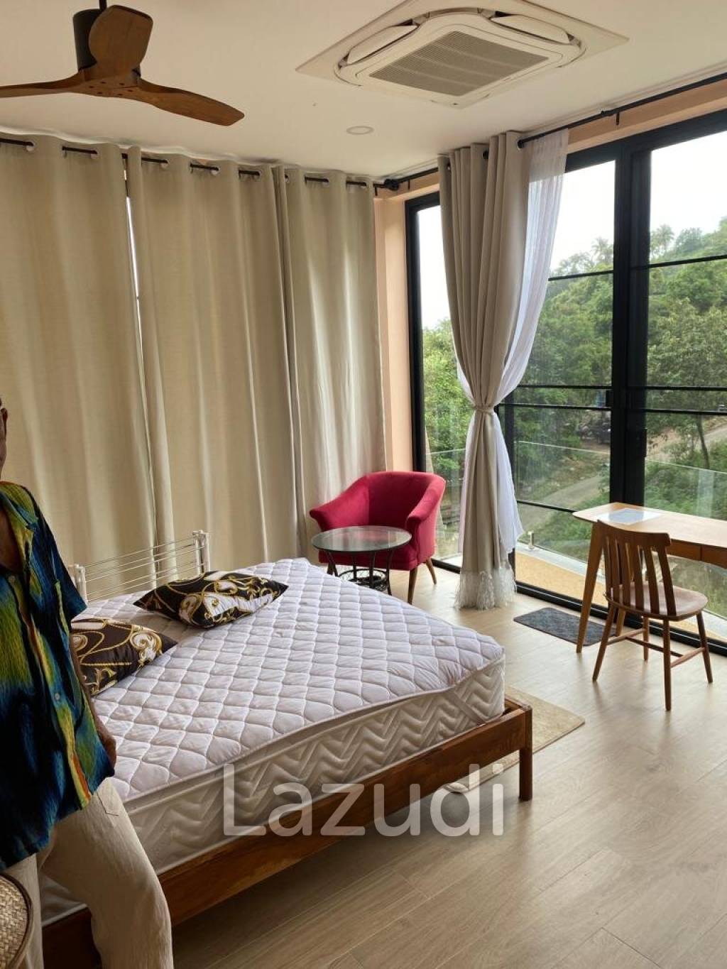 Seaside Opulence: 5-Bedroom Villa in Haad Yao Hills with Ship-Shaped Guest House, Kitchen, Sala, and Vast Landscaped Grounds