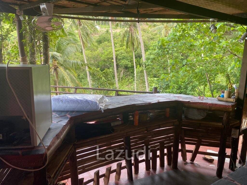 Seaside Opulence: 5-Bedroom Villa in Haad Yao Hills with Ship-Shaped Guest House, Kitchen, Sala, and Vast Landscaped Grounds