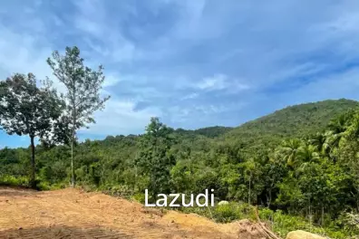 Riverside Bliss: Exclusive Land Development with Mountain Views in Sritanu, Koh Phangan
