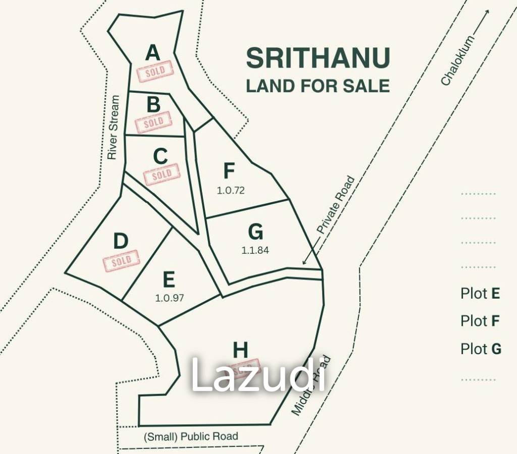 Riverside Bliss: Exclusive Land Development with Mountain Views in Sritanu, Koh Phangan