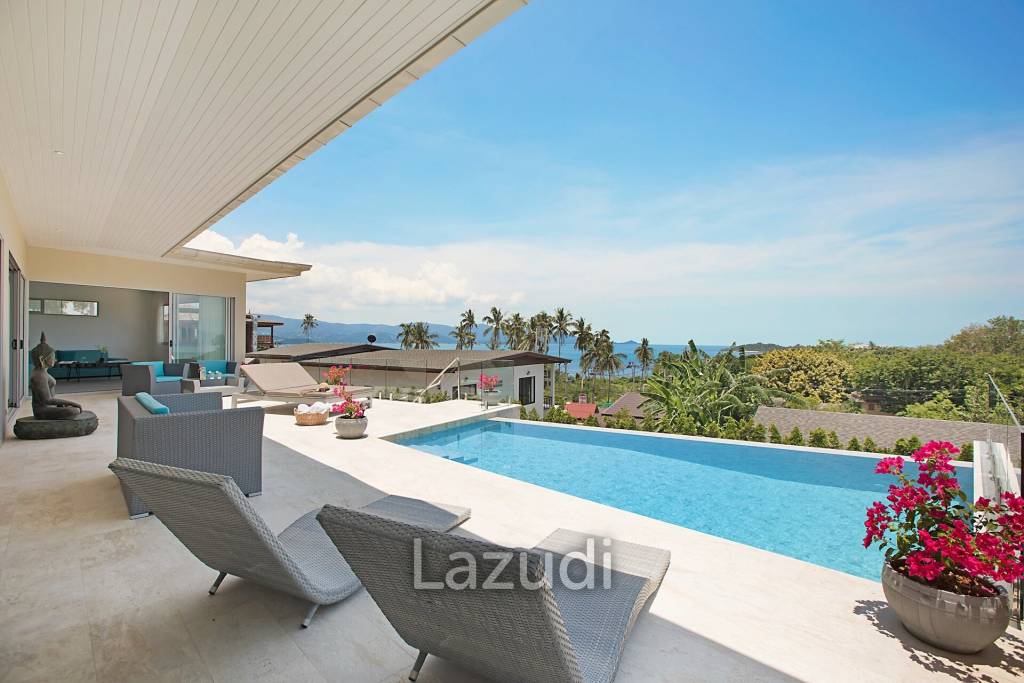 Luxury Villa with Ocean Views and Beach Access